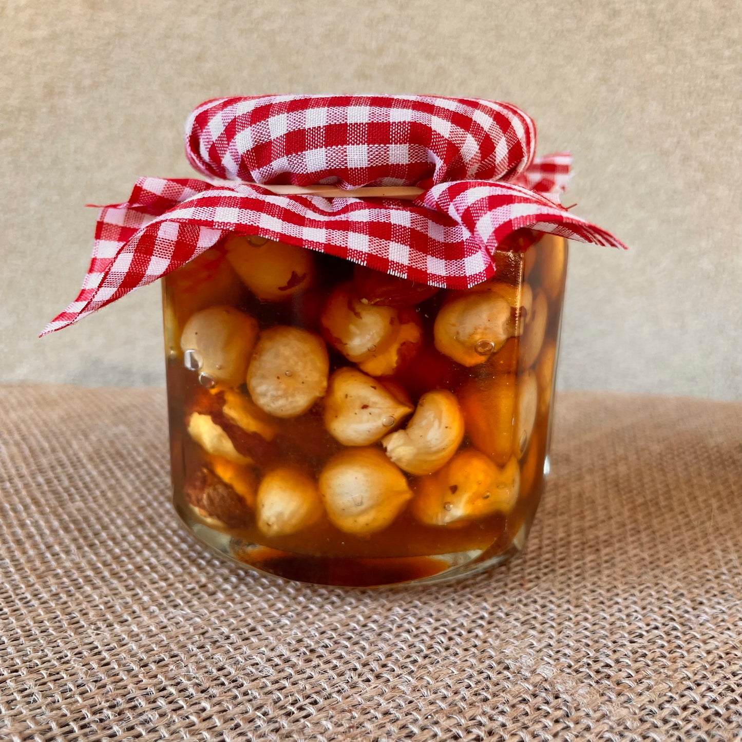 hazelnuts in honey