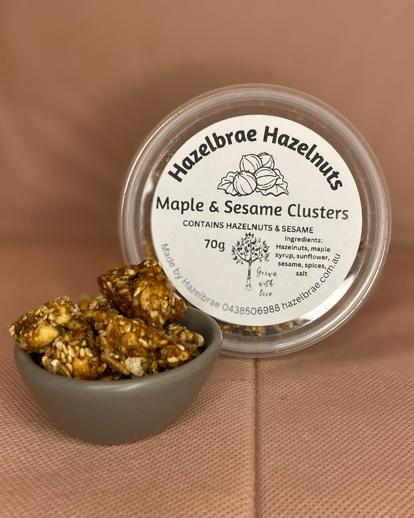 Snack Pots - 70-80g Flavoured Hazelnuts