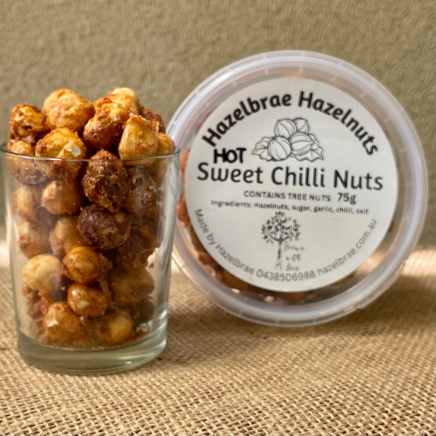 Snack hazelnuts