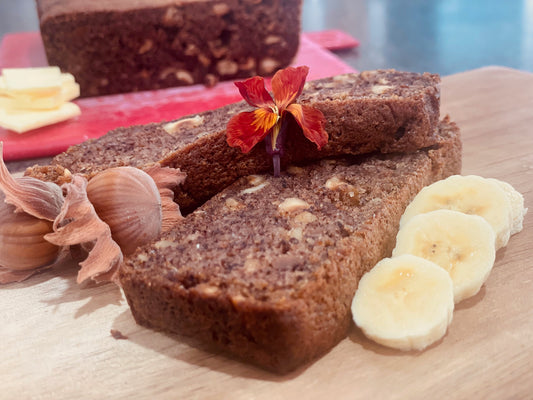 Banana & Hazelnut Bread Recipe