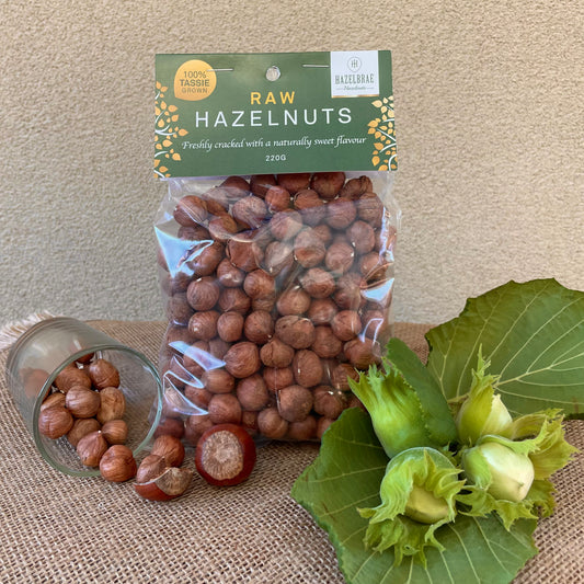 raw hazelnuts