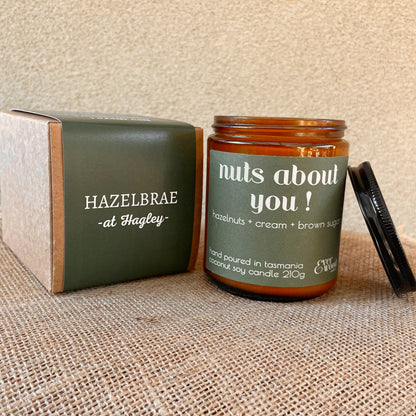 hazelnut candle