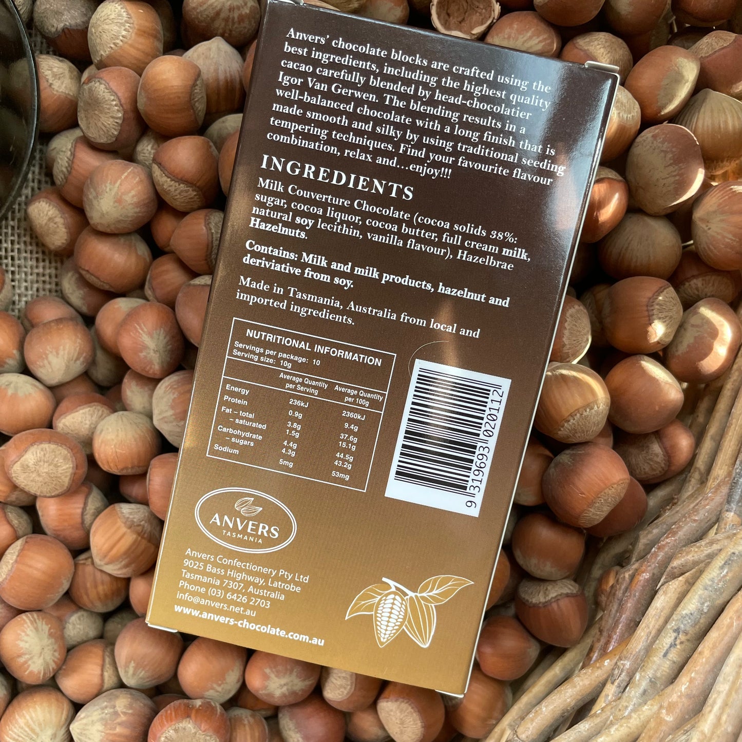 Hazelnut Chocolate Block