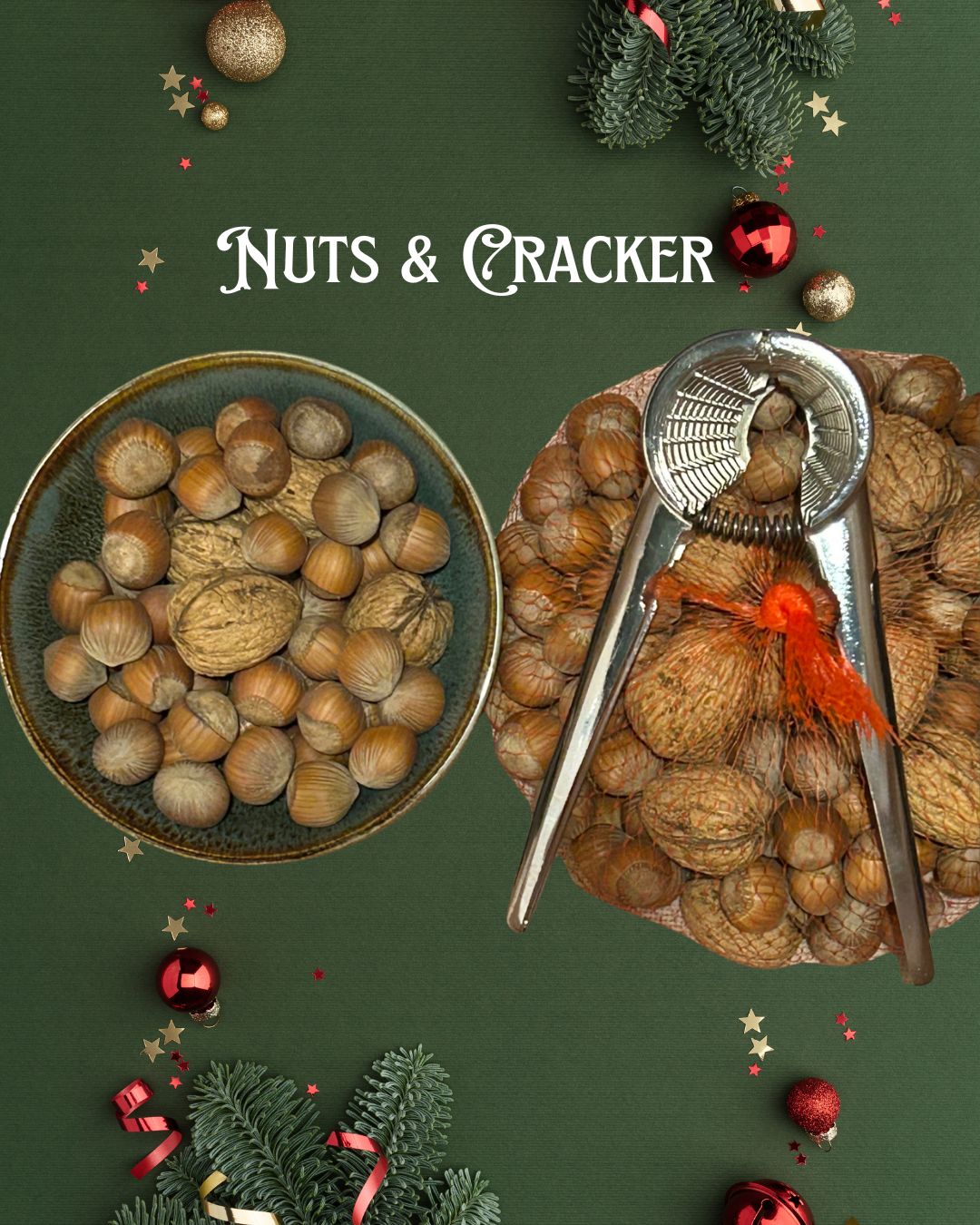 Nuts in shell & Nut Cracker